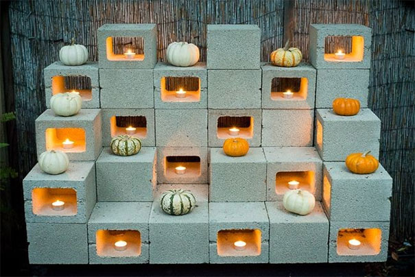 garden projects cinder blocks 15