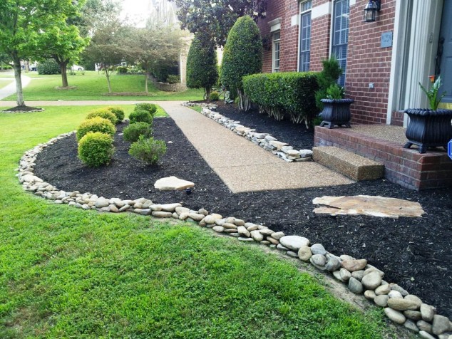 15 Awesome Garden Design With Stones and Rocks