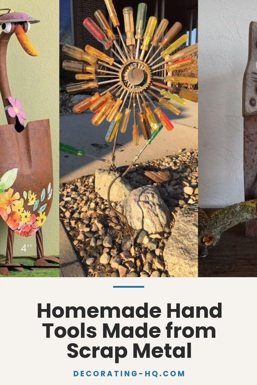 Homemade Hand Tools Made from Scrap Metal