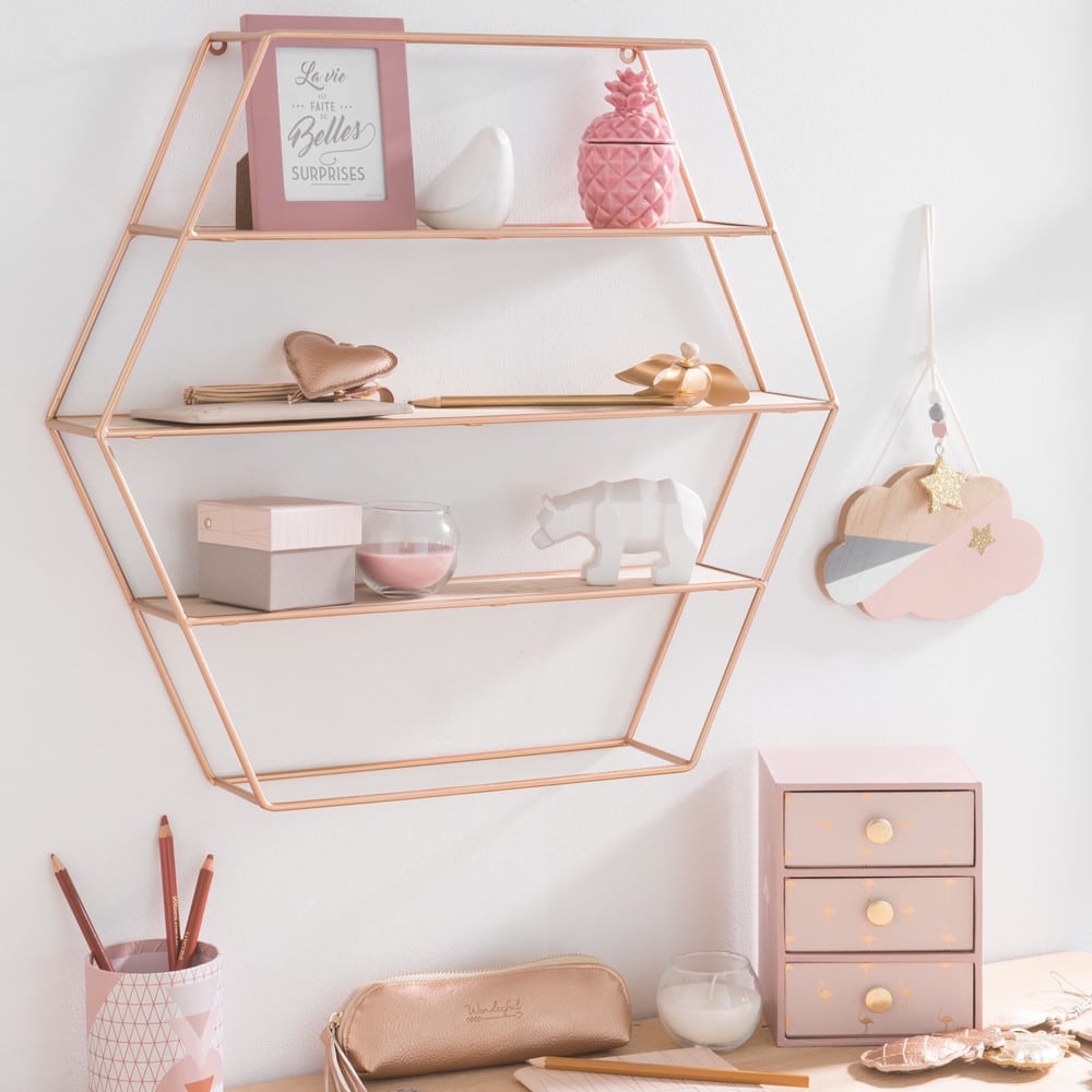 DIY Geometric Shelves That Will Add Dimension In Your Room