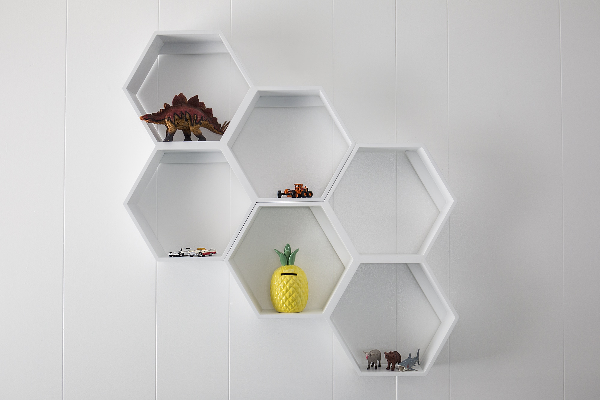 DIY Geometric Shelves That Will Add Dimension In Your Room