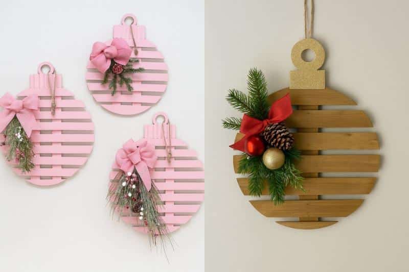 Giant Christmas Balls Made from Wooden Pallets: Creative and Sustainable Holiday Decor giant christmas balls made from wooden pallets 1