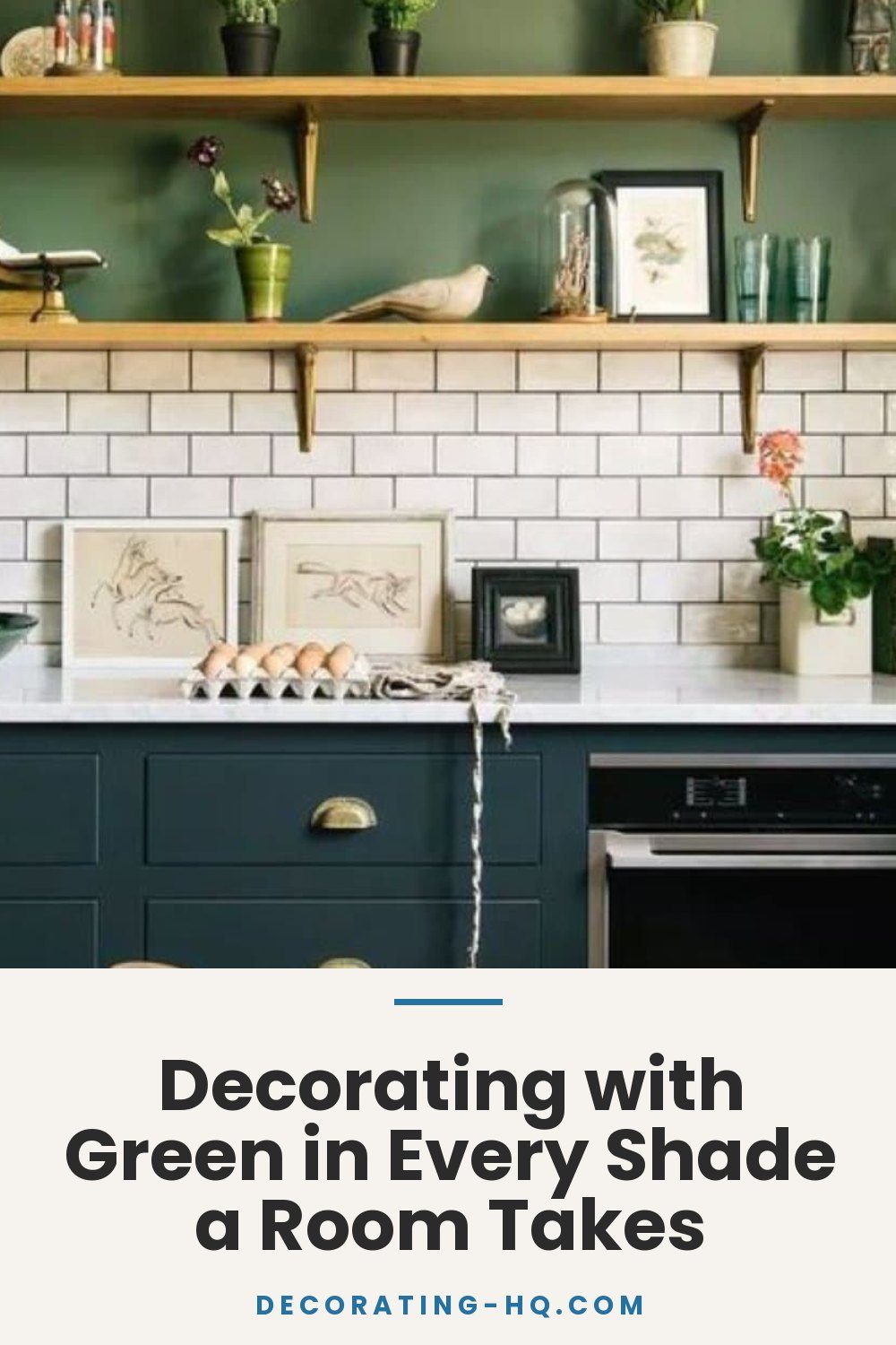 Decorating with Green in Every Shade a Room Takes