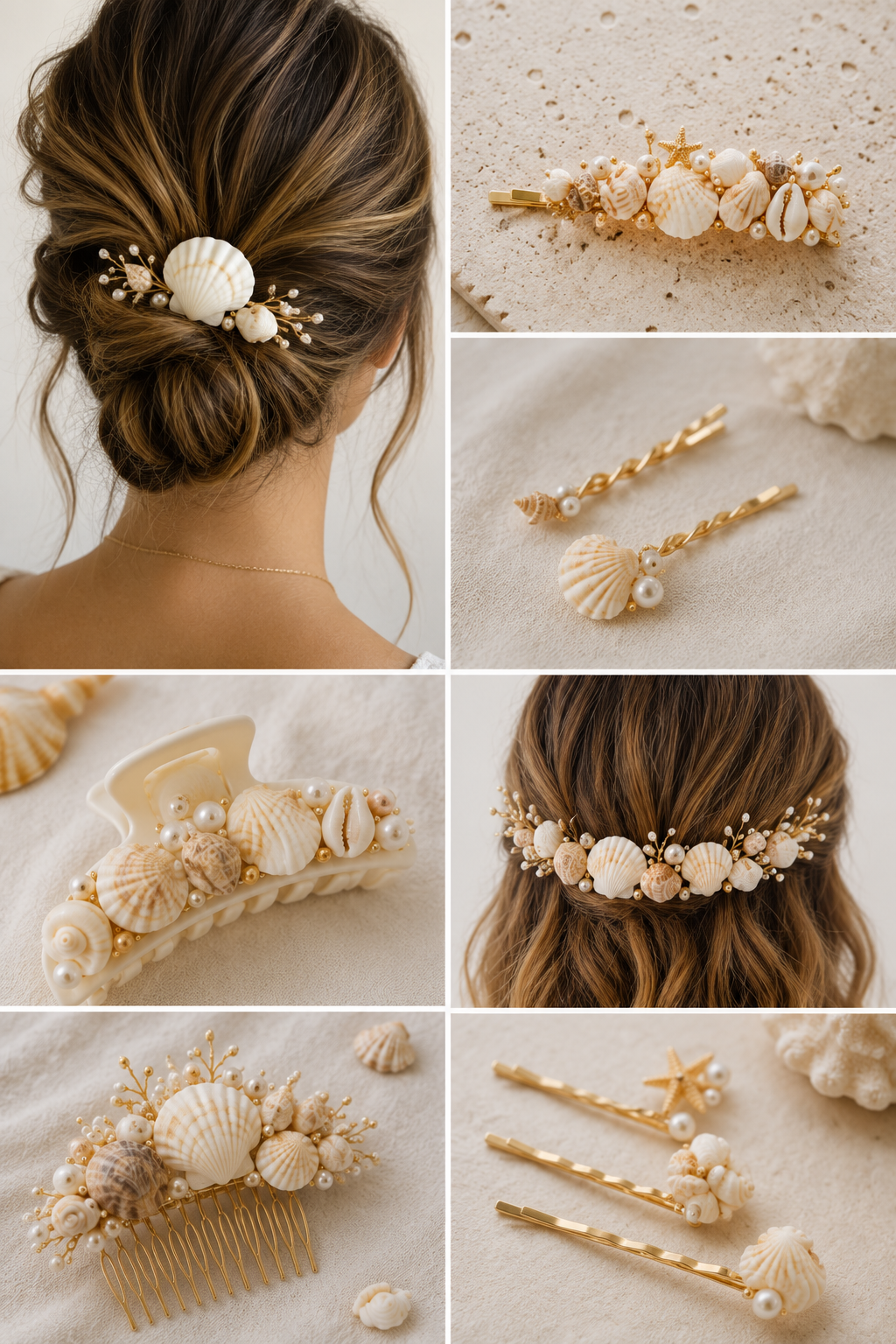 Hair Accessories Made with Seashells: Elegant Coastal Ideas to Make and Wear Hair Accessories Made with Seashells: Elegant Coastal Ideas to Make and Wear hair accessories made with seashells 4