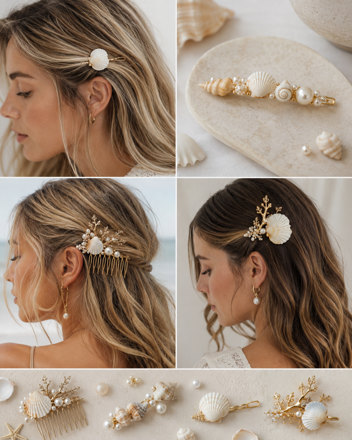 Hair Accessories Made with Seashells: Elegant Coastal Ideas to Make and Wear Hair Accessories Made with Seashells: Elegant Coastal Ideas to Make and Wear hair accessories made with seashells 7