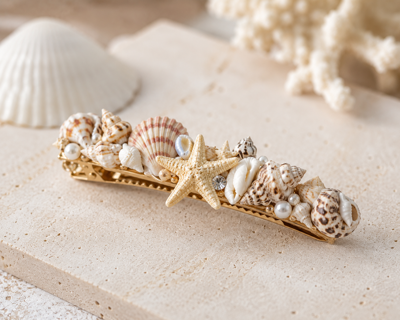 Hair Accessories Made with Seashells: Elegant Coastal Ideas to Make and Wear Hair Accessories Made with Seashells: Elegant Coastal Ideas to Make and Wear hair accessories made with seashells