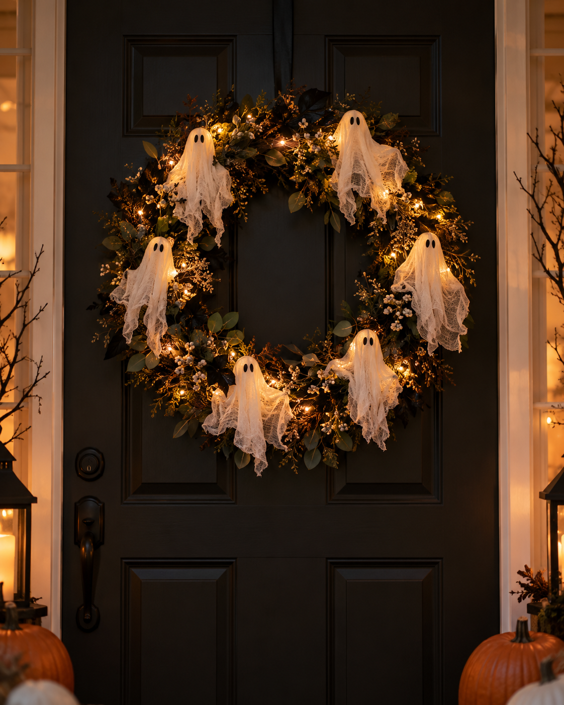 Halloween Door Garlands: Spooky, Stylish and Easy Ideas Halloween Door Garlands: Spooky, Stylish and Easy Ideas halloween door garlands 3