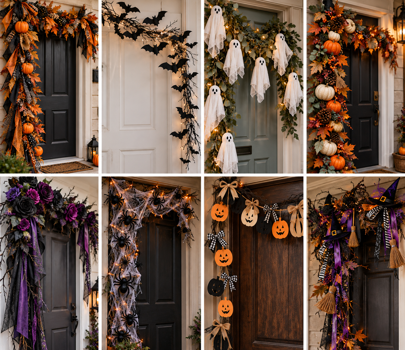 Halloween Door Garlands: Spooky, Stylish and Easy Ideas Halloween Door Garlands: Spooky, Stylish and Easy Ideas halloween door garlands 6