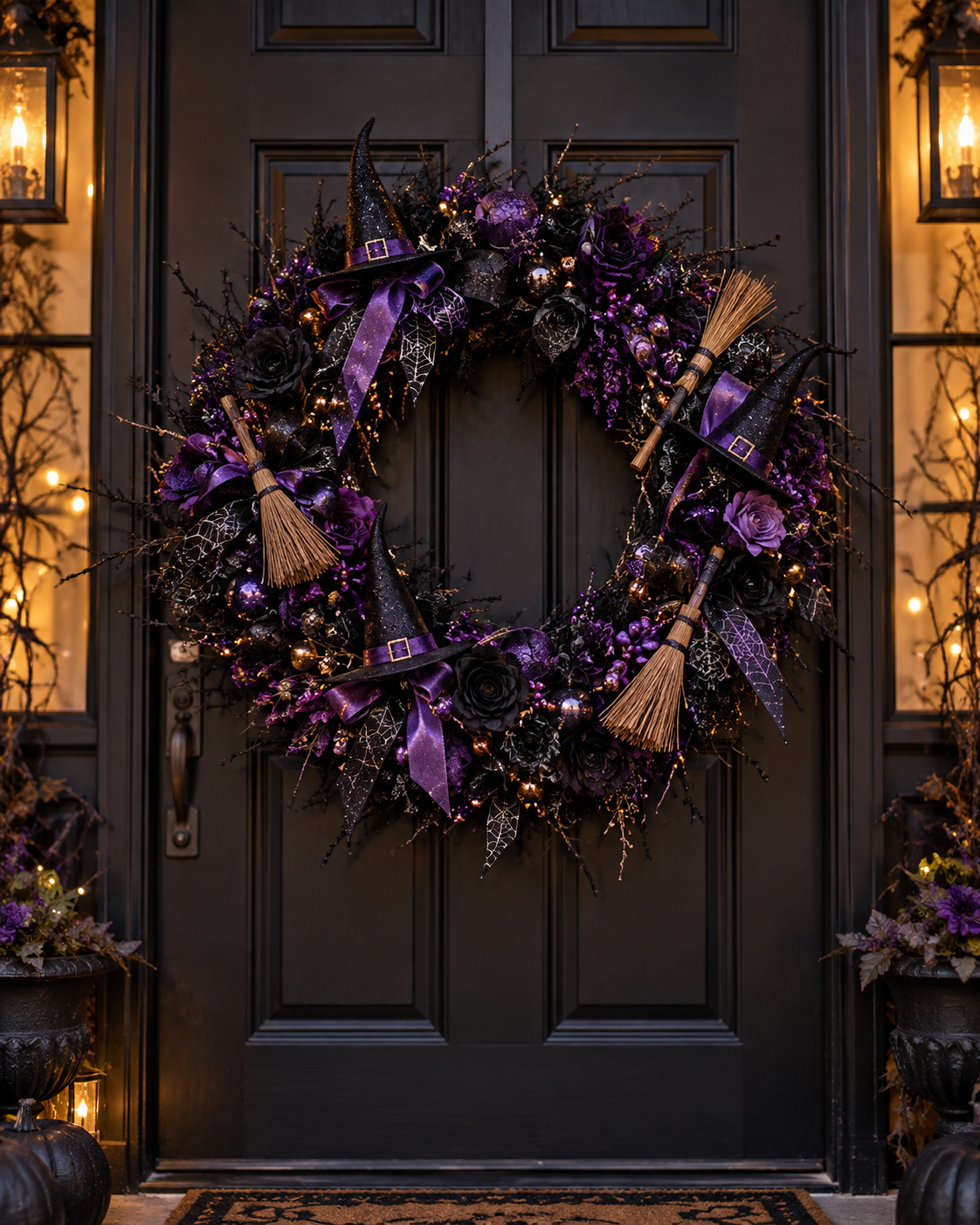 Halloween Door Garlands: Spooky, Stylish and Easy Ideas Halloween Door Garlands: Spooky, Stylish and Easy Ideas halloween door garlands 7