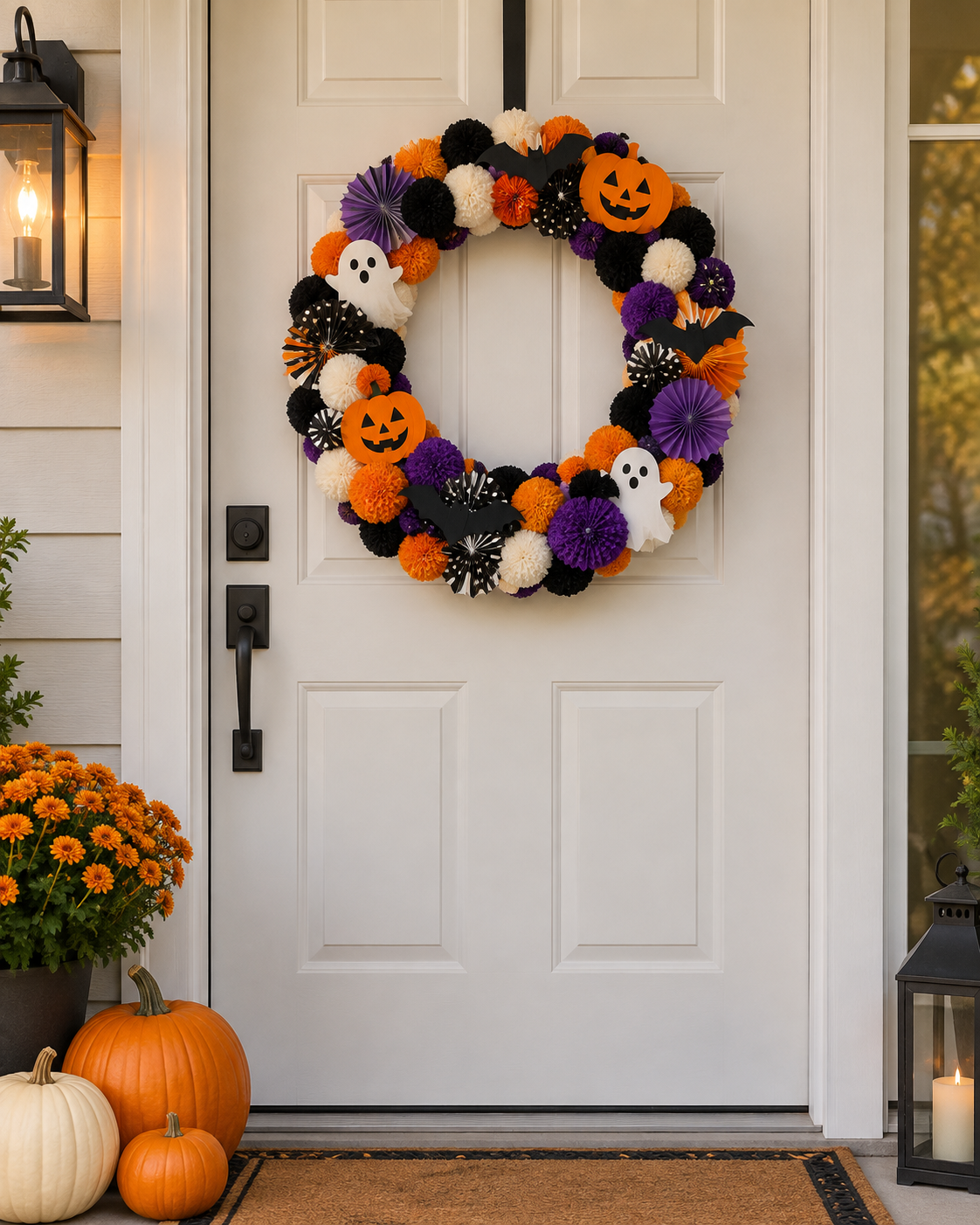 Halloween Door Garlands: Spooky, Stylish and Easy Ideas Halloween Door Garlands: Spooky, Stylish and Easy Ideas halloween door garlands