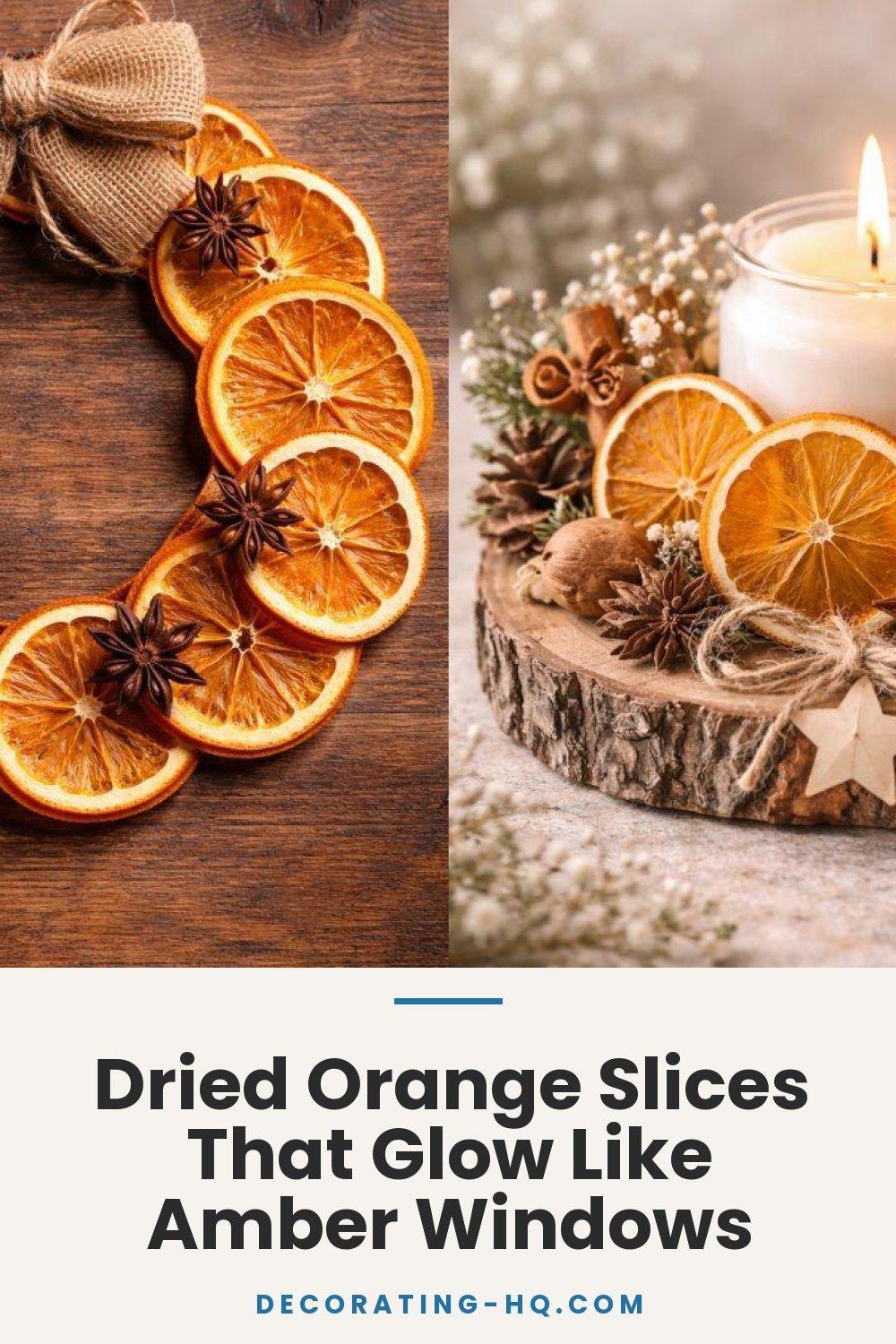 Dried Orange Slices That Glow Like Amber Windows