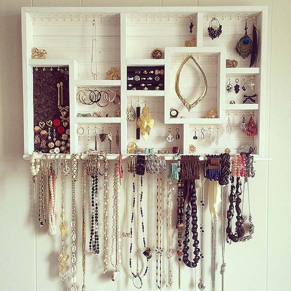 hanger ideas for your jewelry storage 7