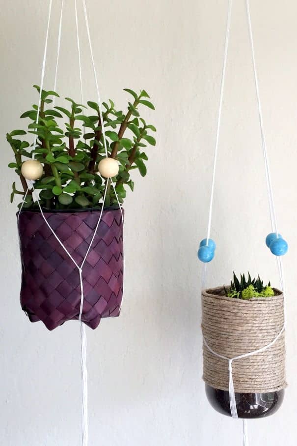 15+ Fabulous DIY Hanging Planters