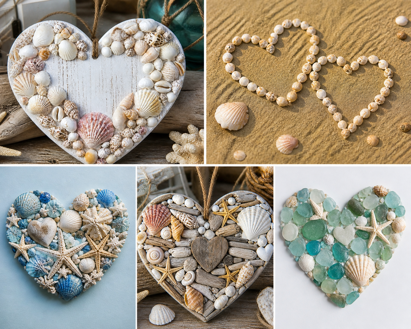 Hearts with Seashells: Beautiful Coastal Craft Ideas for Romantic Beach Decor Hearts with Seashells: Beautiful Coastal Craft Ideas for Romantic Beach Decor hearts with seashells 2