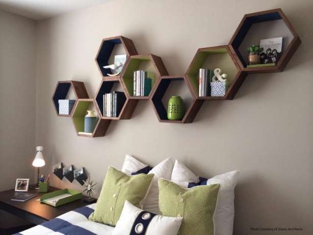 15+ Amazing Hexagon Shelf Ideas