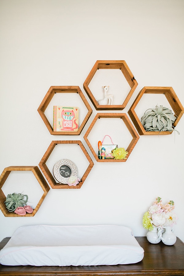 15+ Amazing Hexagon Shelf Ideas