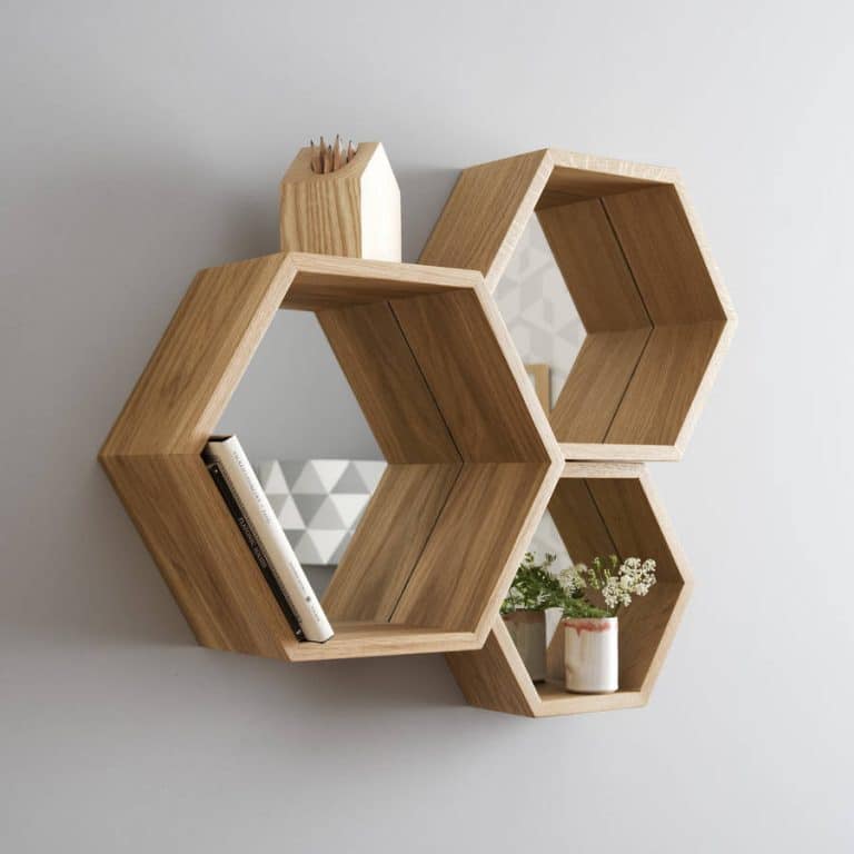 15+ Amazing Hexagon Shelf Ideas