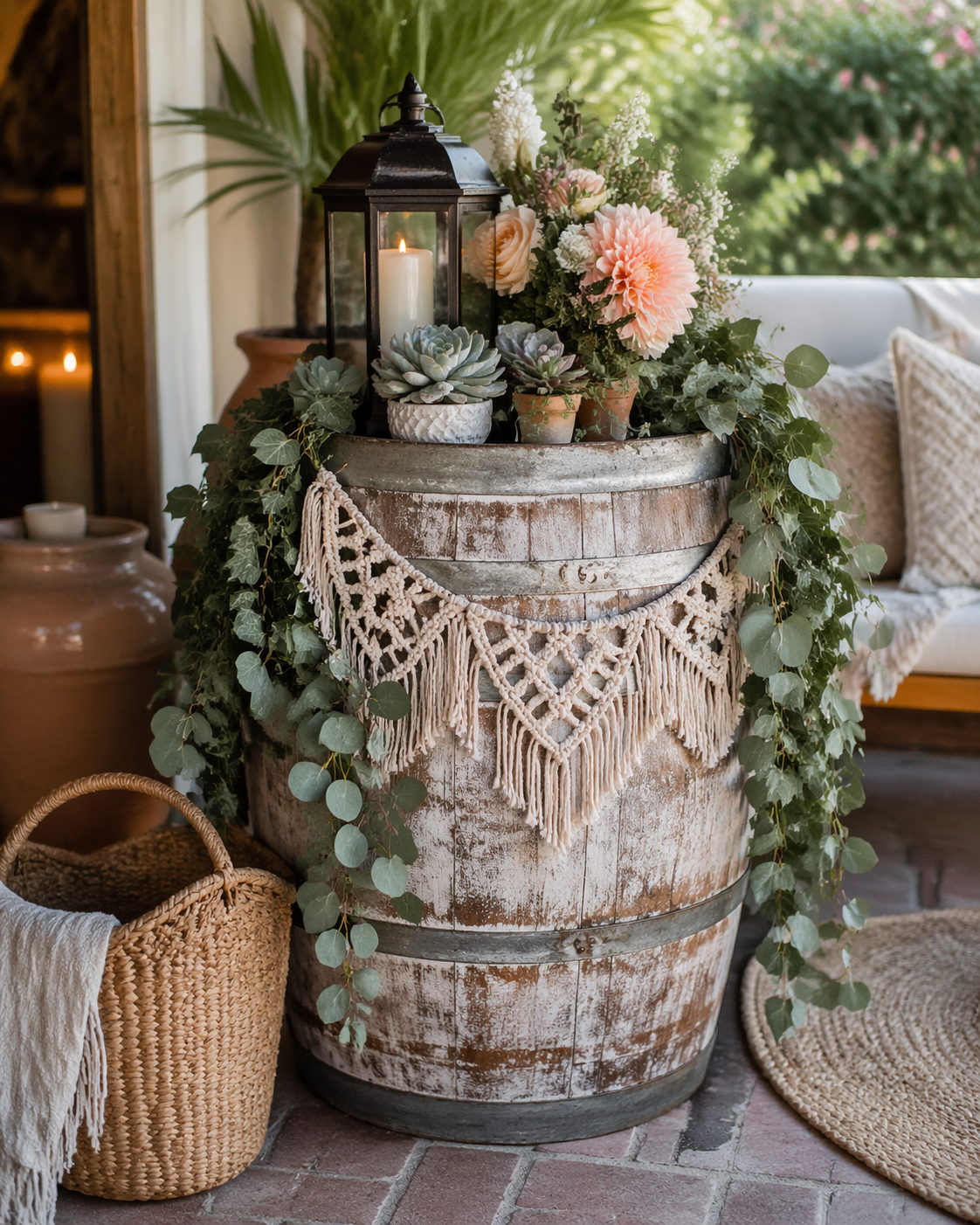 How to Decorate a Barrel Creative Ideas for Any Space How to Decorate a Barrel Creative Ideas for Any Space how to decorate a barrel 8