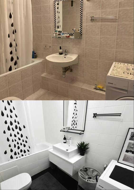 how to paint bathroom tiles 2