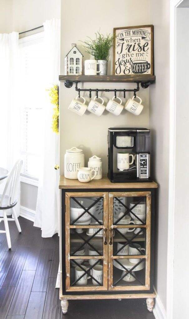 how to set up a stylish coffee corner 10