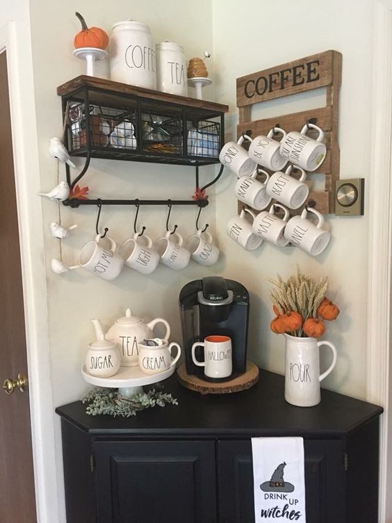 how to set up a stylish coffee corner 6