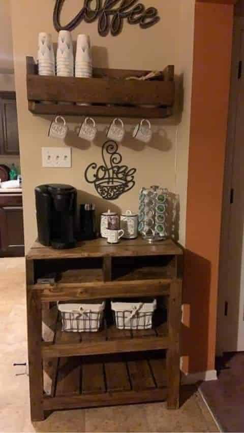how to set up a stylish coffee corner 8