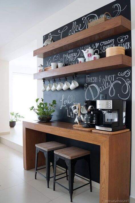 how to set up a stylish coffee corner 9