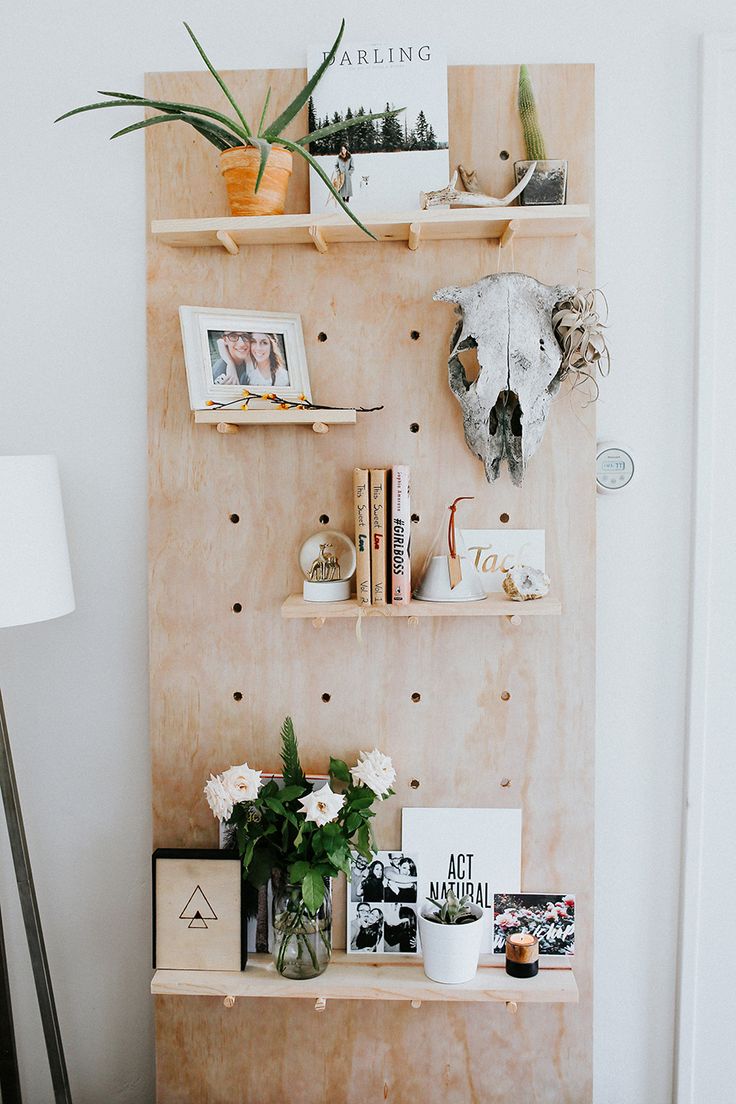 How to use pegboard in decoration