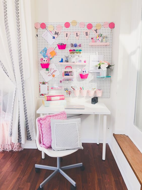 how to use pegboard in decoration 8