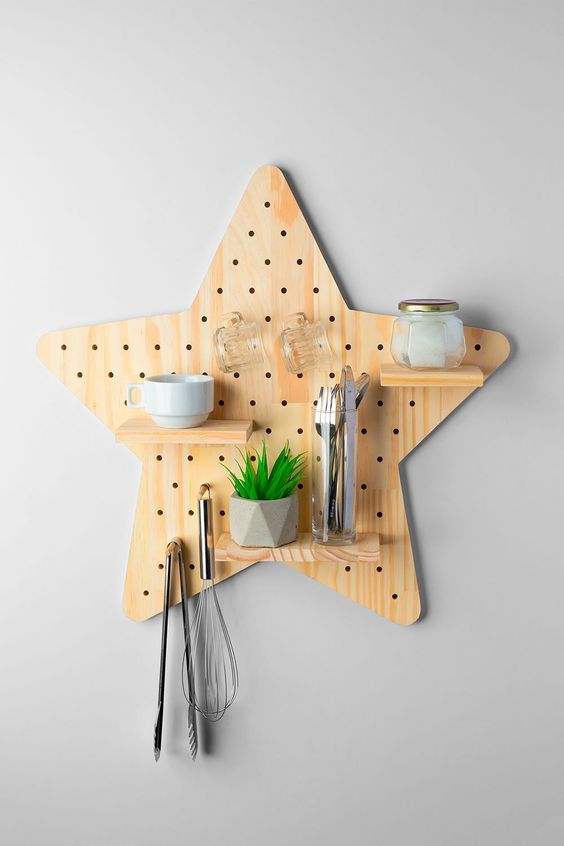 how to use pegboard in decoration 9