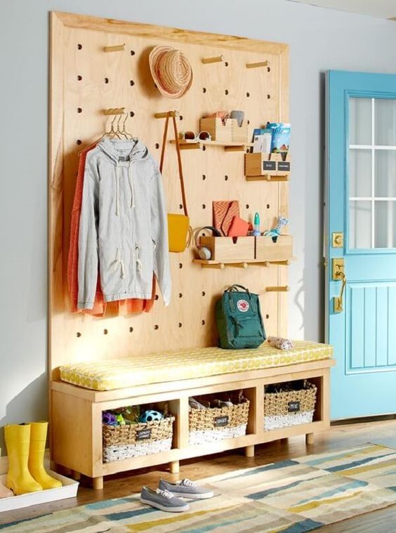 How to use pegboard in decoration