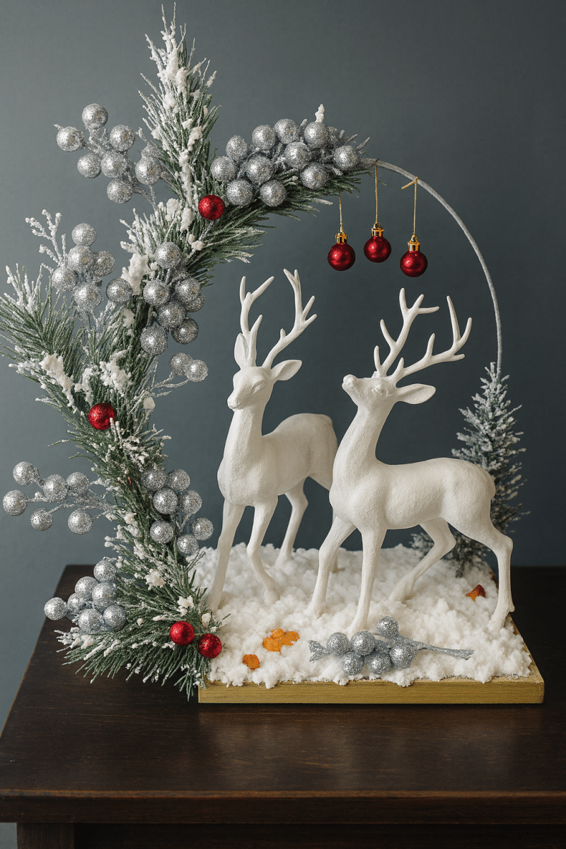 hula hoop christmas decor 4