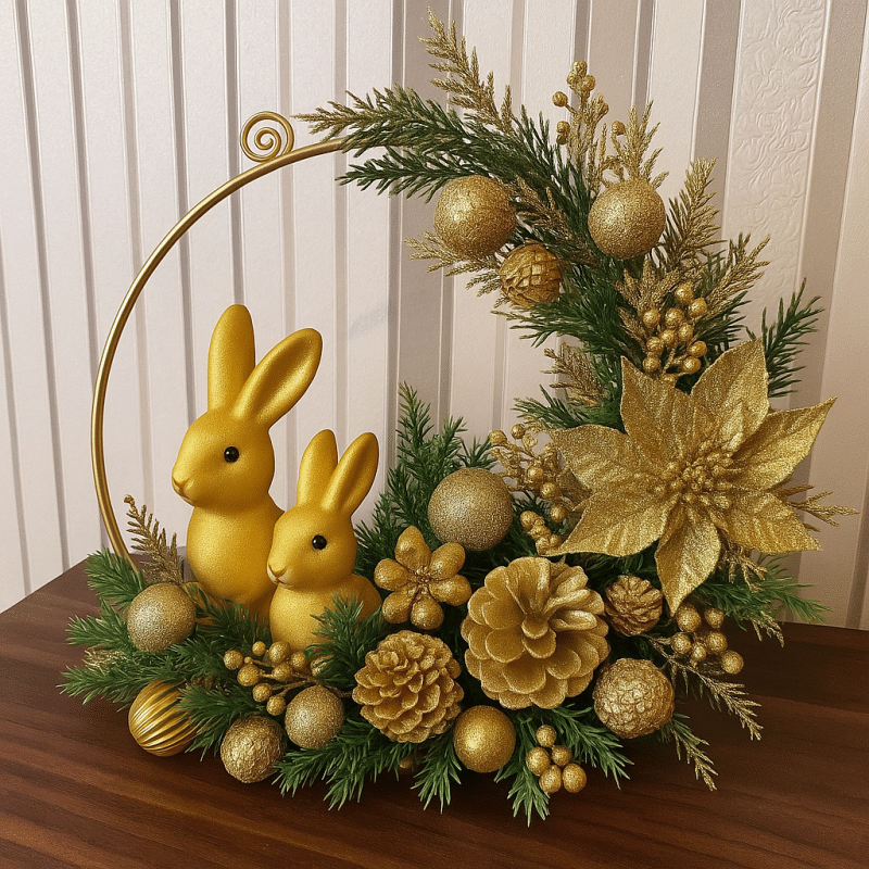 hula hoop easter decor 2