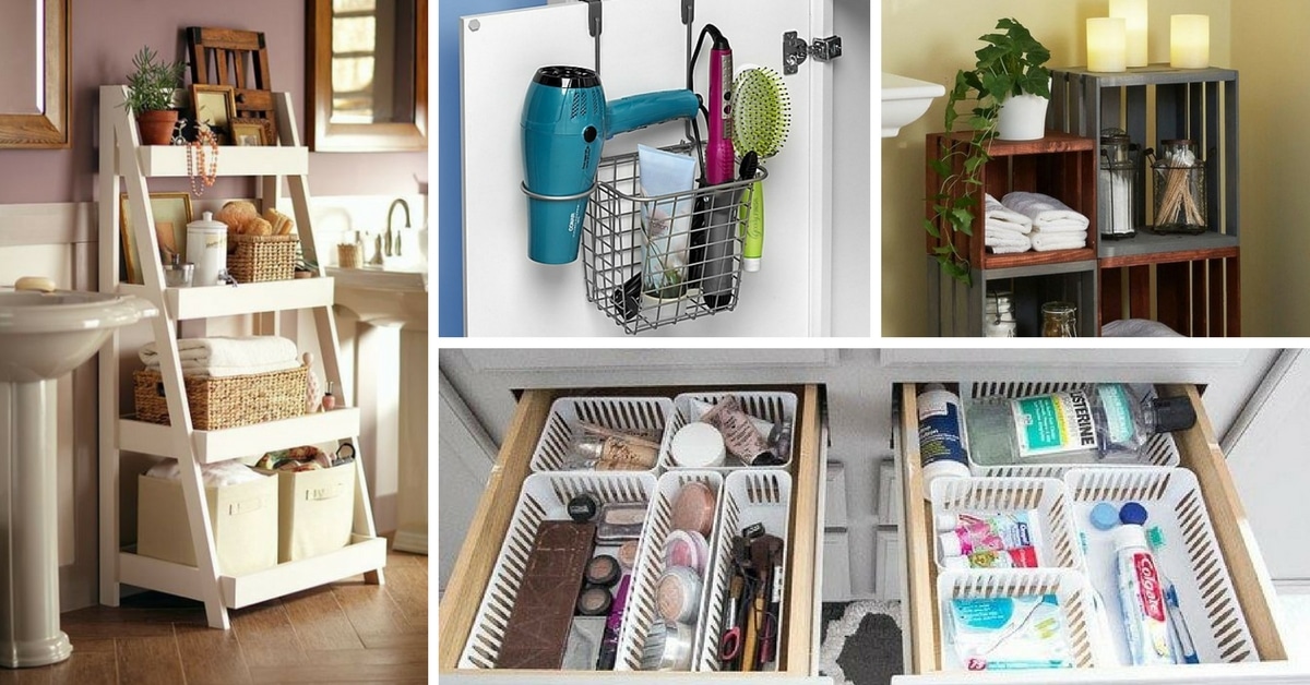 Great Ideas For Efficient Bathroom Storage