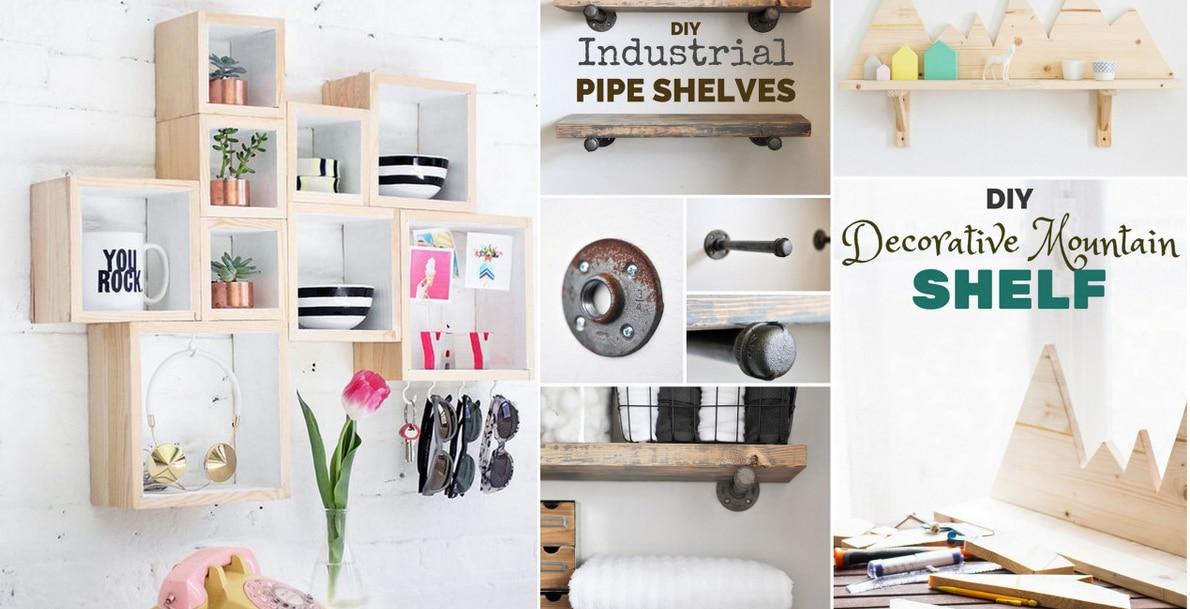 ideas diy shelves build home