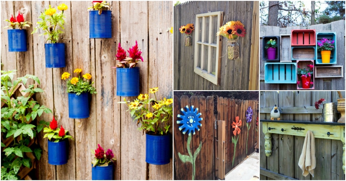 ideas fence decorating