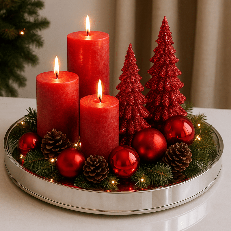 ideas for a decorative christmas tray 1