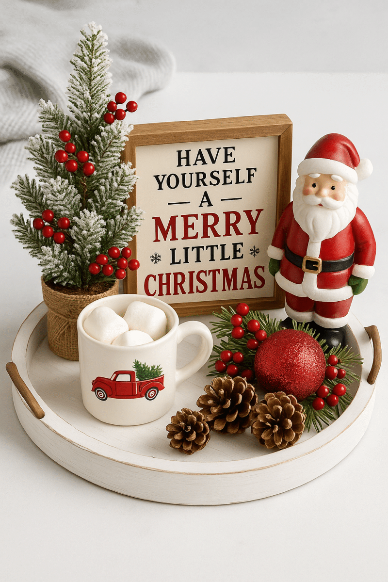 ideas for a decorative christmas tray 4