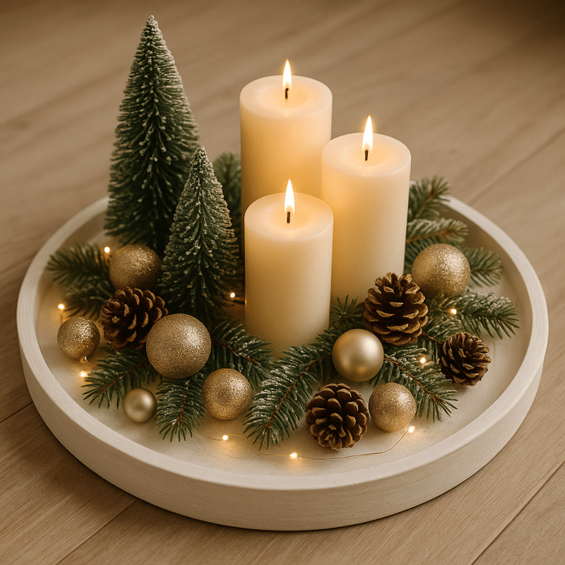 ideas for a decorative christmas tray 7