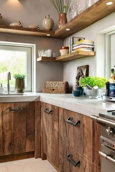 ideas for beautiful rustic shelves 11