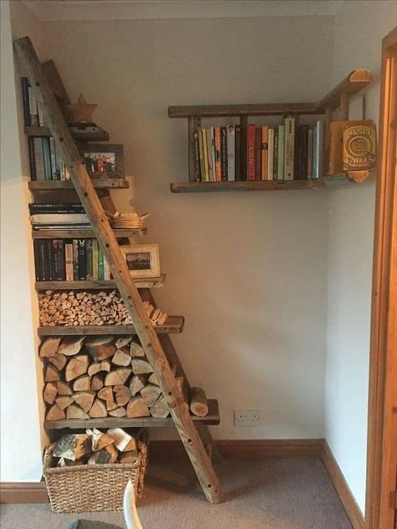 15+ Ideas for Beautiful Rustic Shelves