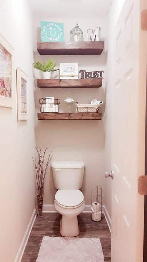 ideas for beautiful rustic shelves