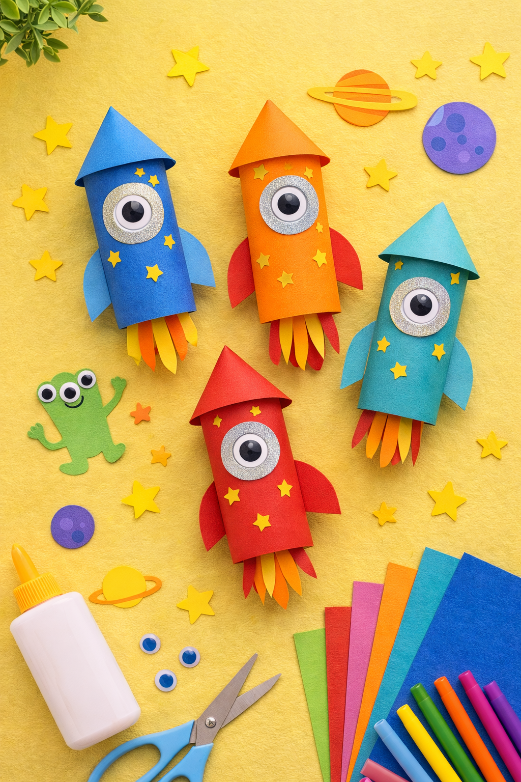 Creative Toilet Paper Roll Crafts to Make with Kids Creative Toilet Paper Roll Crafts to Make with Kids ideas for children made with toilet paper rolls 1