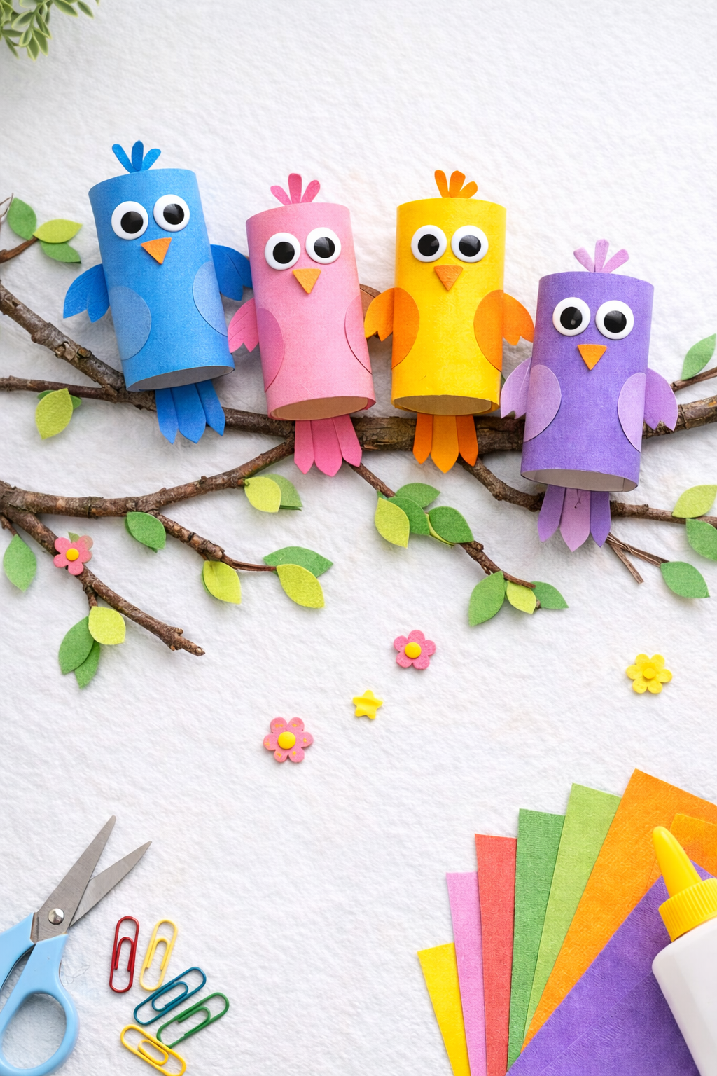 Creative Toilet Paper Roll Crafts to Make with Kids Creative Toilet Paper Roll Crafts to Make with Kids ideas for children made with toilet paper rolls 2
