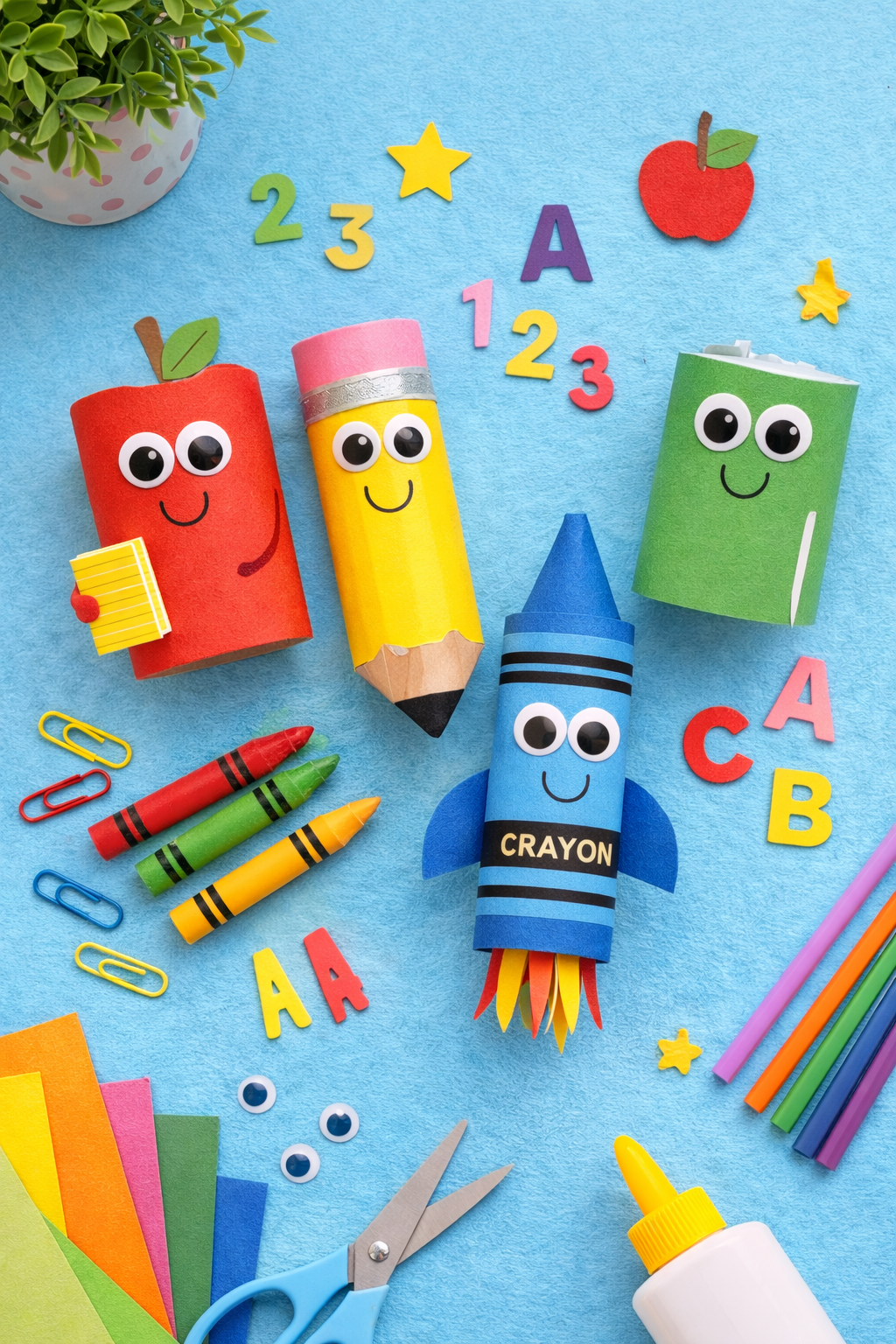 Creative Toilet Paper Roll Crafts to Make with Kids Creative Toilet Paper Roll Crafts to Make with Kids ideas for children made with toilet paper rolls 4