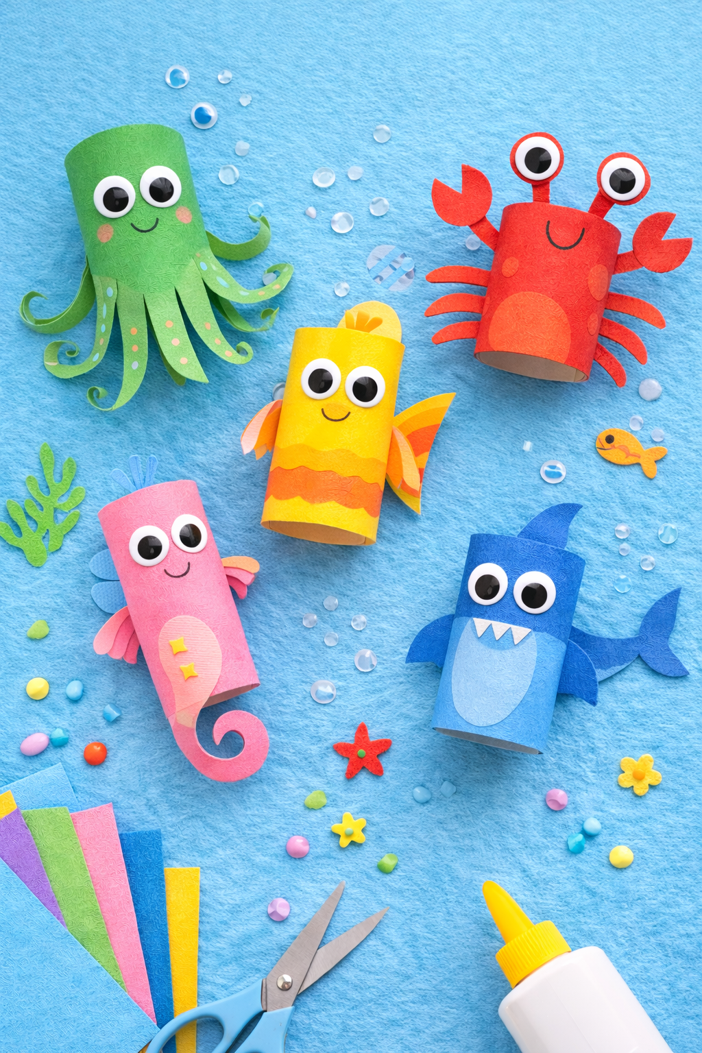 Creative Toilet Paper Roll Crafts to Make with Kids Creative Toilet Paper Roll Crafts to Make with Kids ideas for children made with toilet paper rolls 5