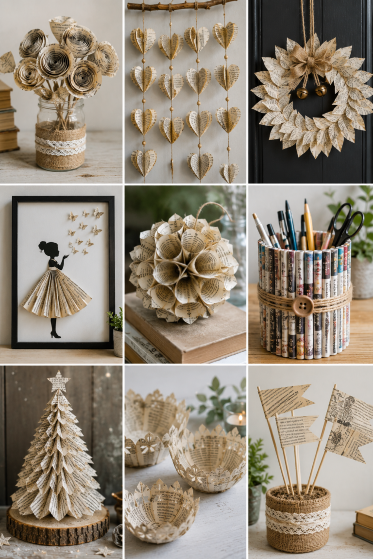 Ideas for crafts to make with pages from books, newspapers and magazines Ideas for crafts to make with pages from books, newspapers and magazines ideas for crafts to make with pages from books newspapers and magazines 1