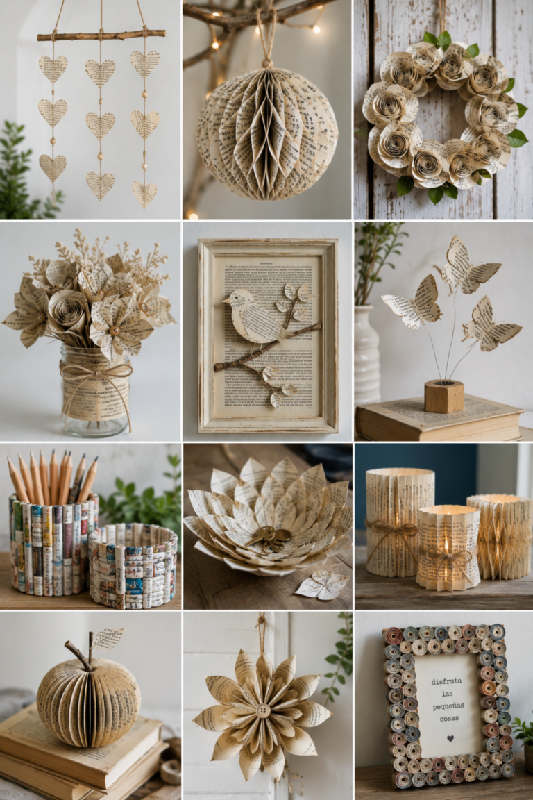 Ideas for crafts to make with pages from books, newspapers and magazines Ideas for crafts to make with pages from books, newspapers and magazines ideas for crafts to make with pages from books newspapers and magazines 7