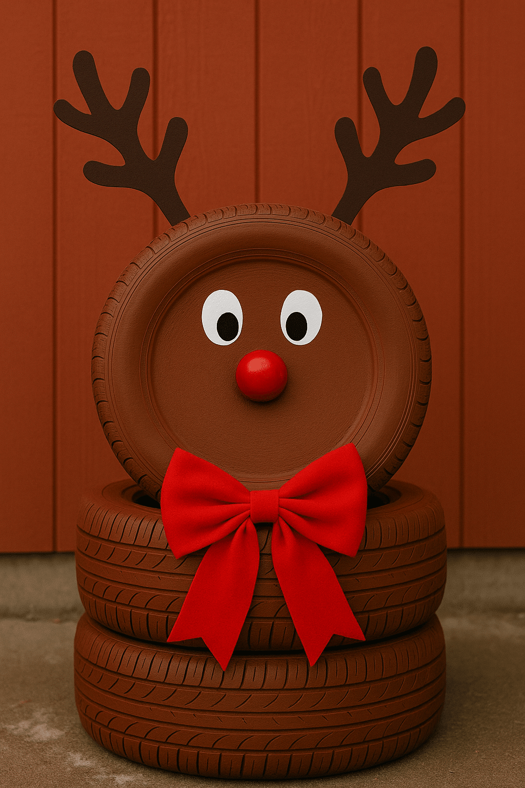 ideas for decorating tires for christmas 4