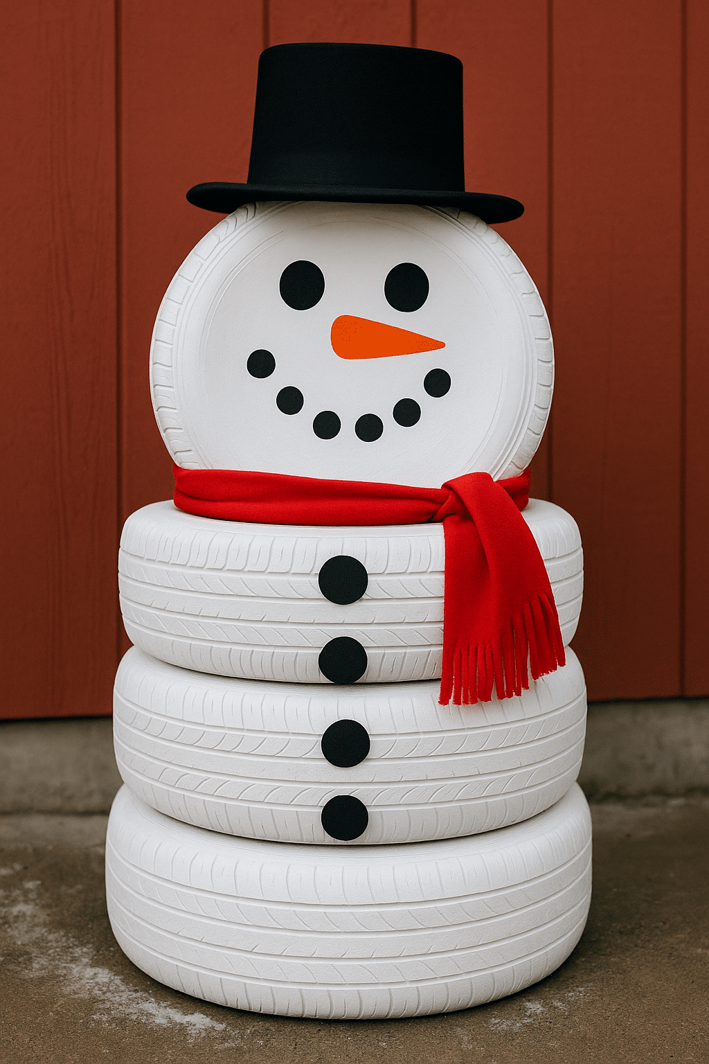 ideas for decorating tires for christmas